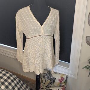 Johhny Was Embroidered Tunic